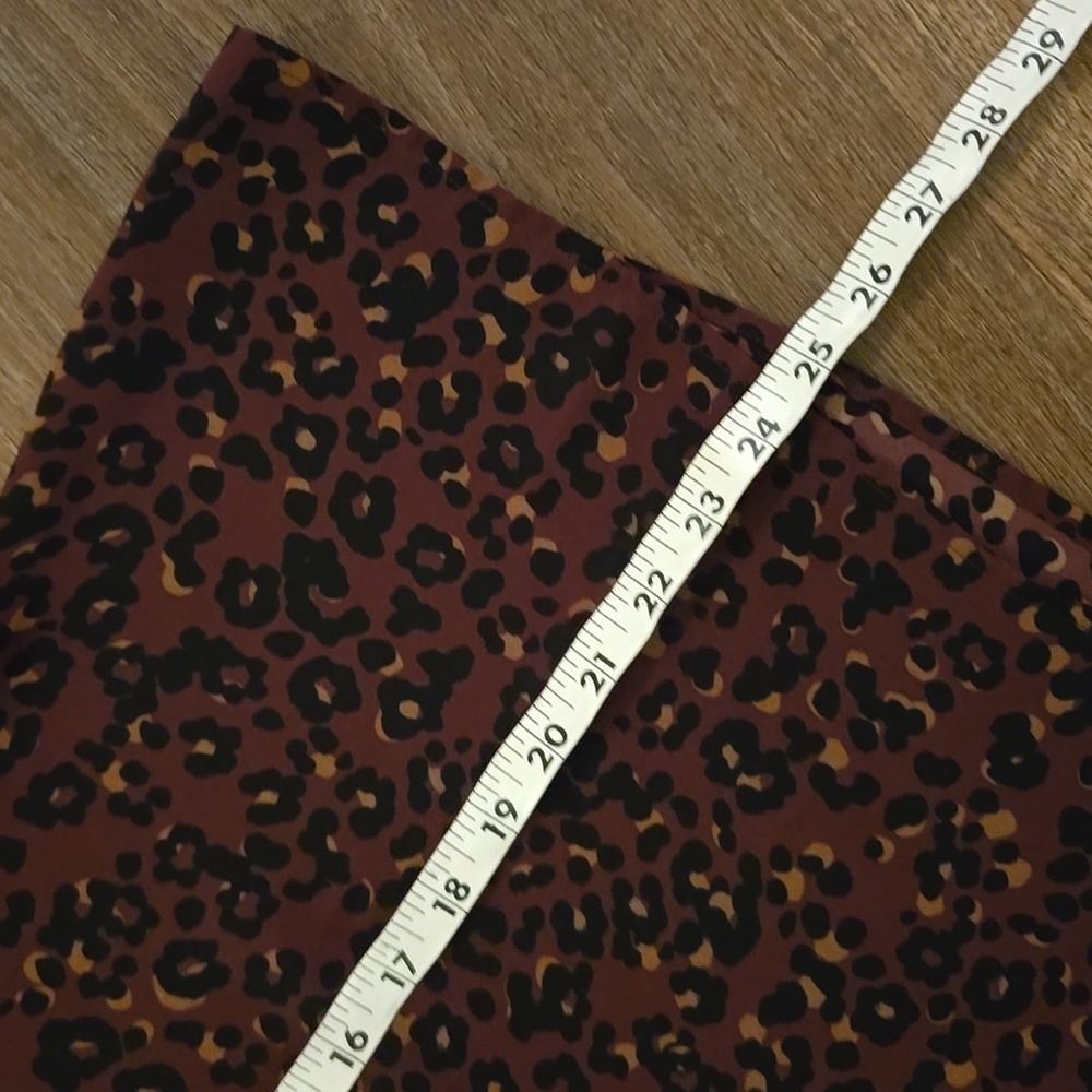 Loft Sleeveless Animal Print Tie Neck Blouse - Picture 8 of 9